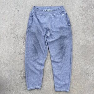 Vintage 90s Russell Athletic DISTRESSED Blank Sweatpants Joggers Gray Mens Small